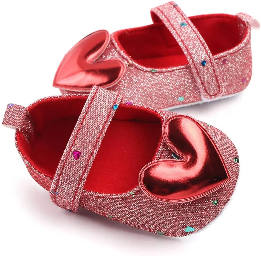 Baby Boy Shoes,Shoes Baby Heart Shaped Girls Shoes Infant Soft Soled Princess Indoor Walking Baby Shoes Sock Shoes