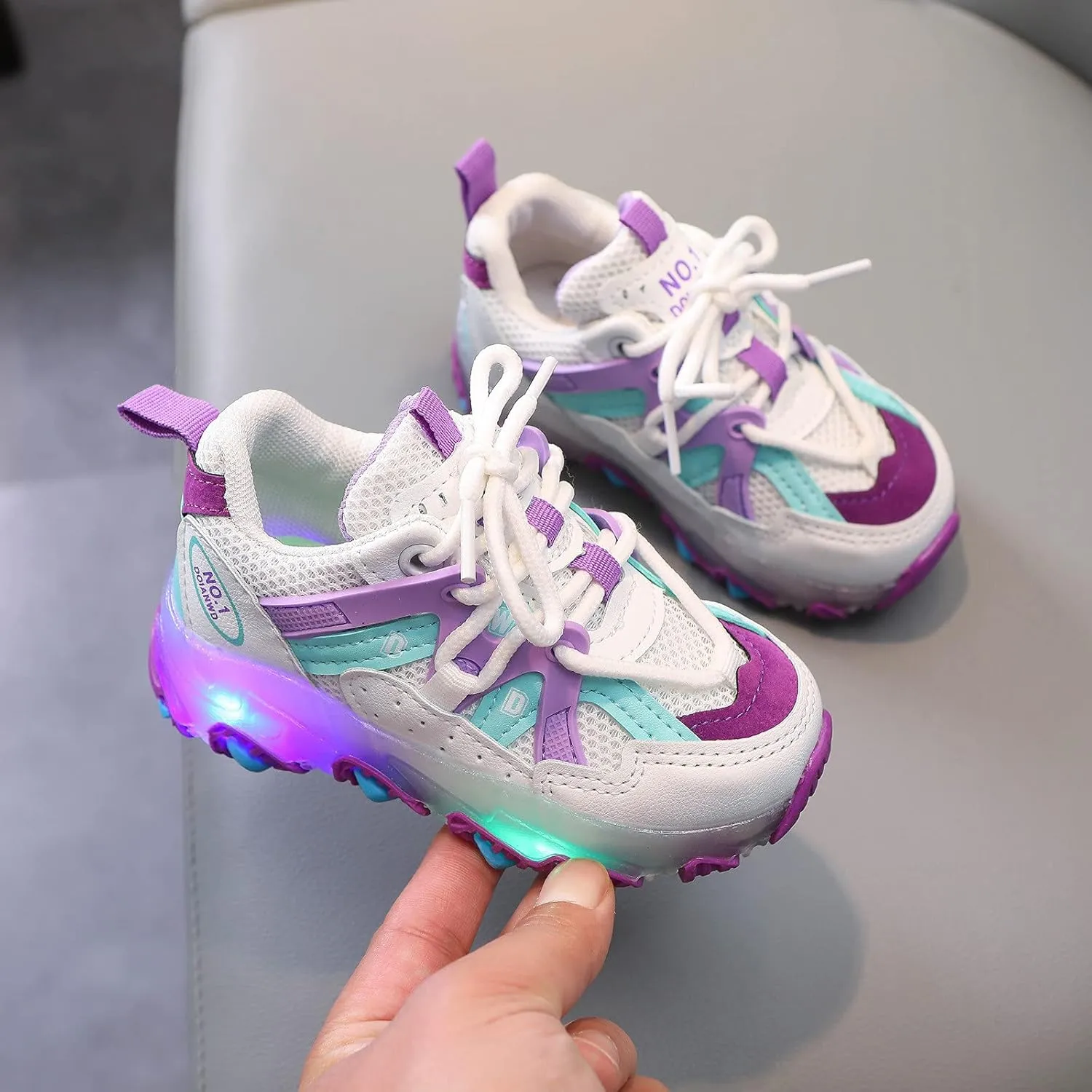 Boys Baby Children Sport Light Led Luminous Shoes Kids Bling Girls Baby Shoes Little Girls Dress Shoes