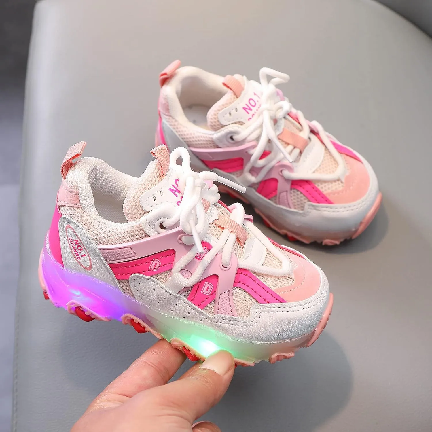 Boys Baby Children Sport Light Led Luminous Shoes Kids Bling Girls Baby Shoes Little Girls Dress Shoes