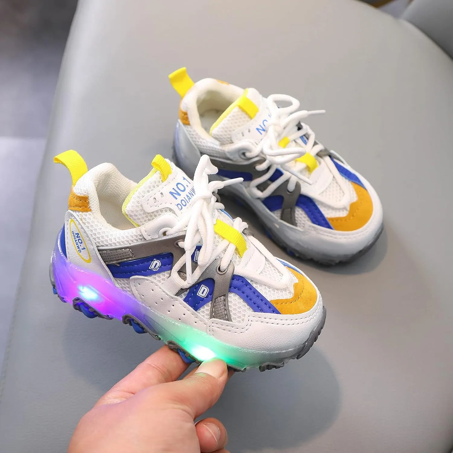 Boys Baby Children Sport Light Led Luminous Shoes Kids Bling Girls Baby Shoes Little Girls Dress Shoes