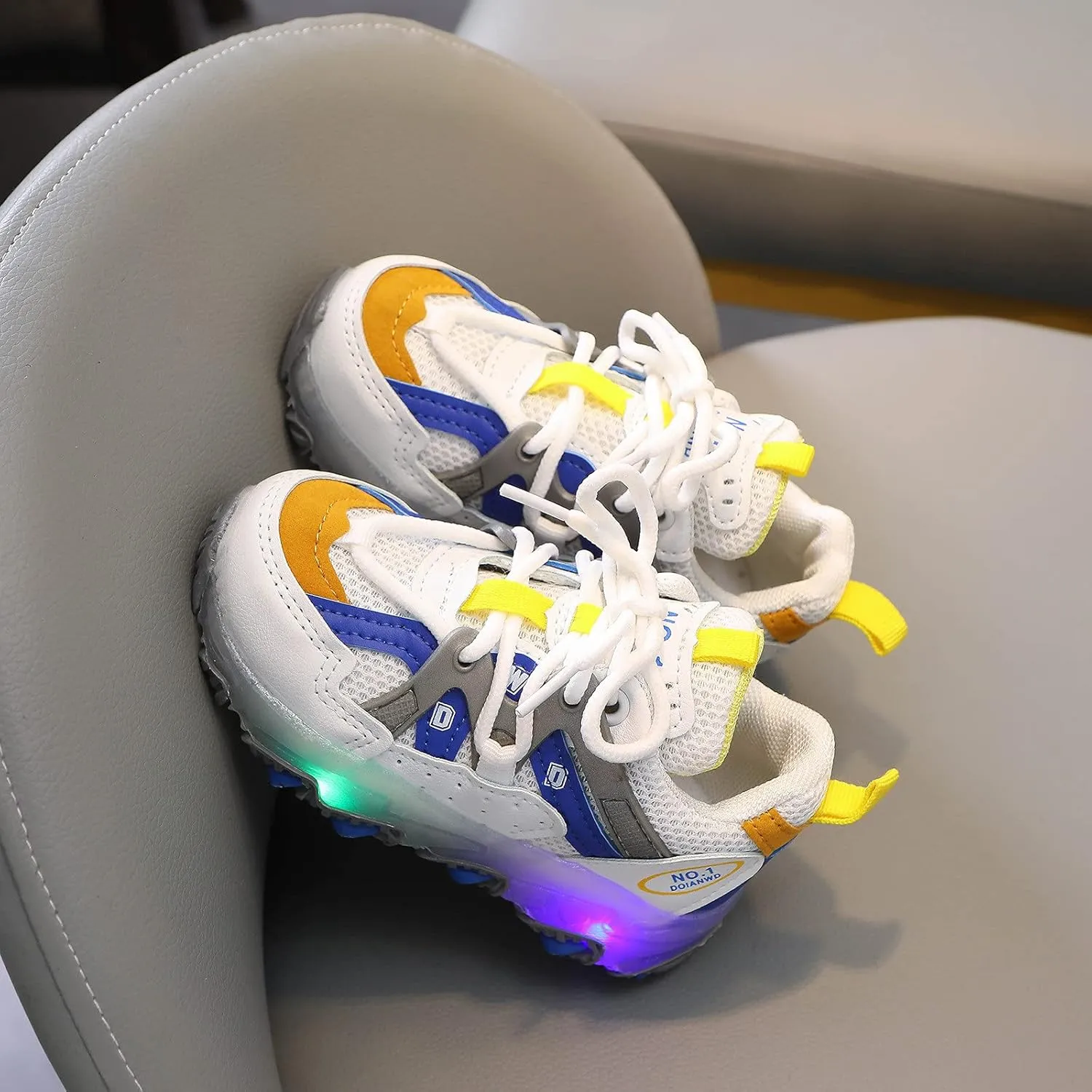 Boys Baby Children Sport Light Led Luminous Shoes Kids Bling Girls Baby Shoes Little Girls Dress Shoes