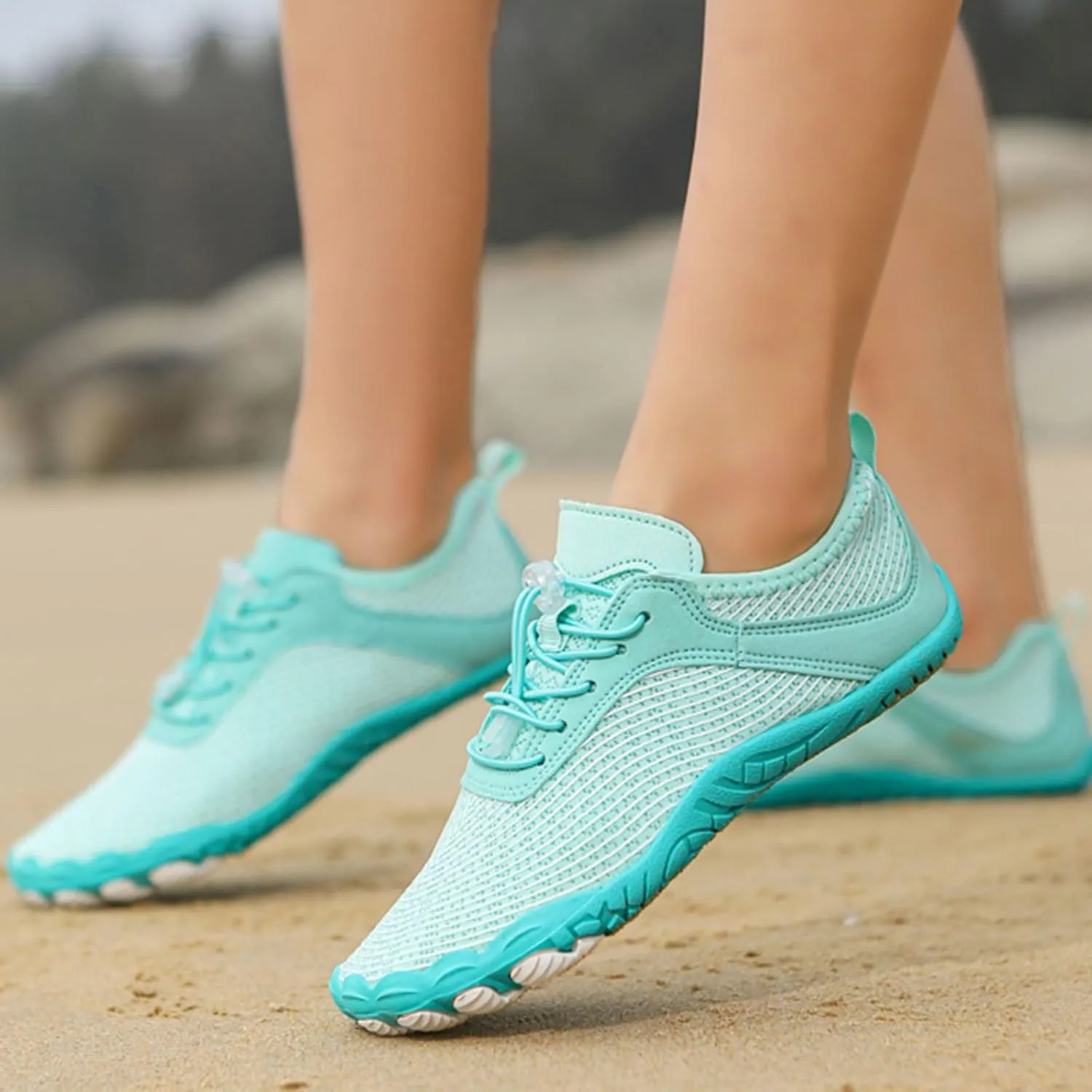 Canbebig Hike Shoes Women Waterproof Footwear Breathable Wide Toe Sport Shoes Lightweight Barefoot Shoe Non Slip Walking Shoe