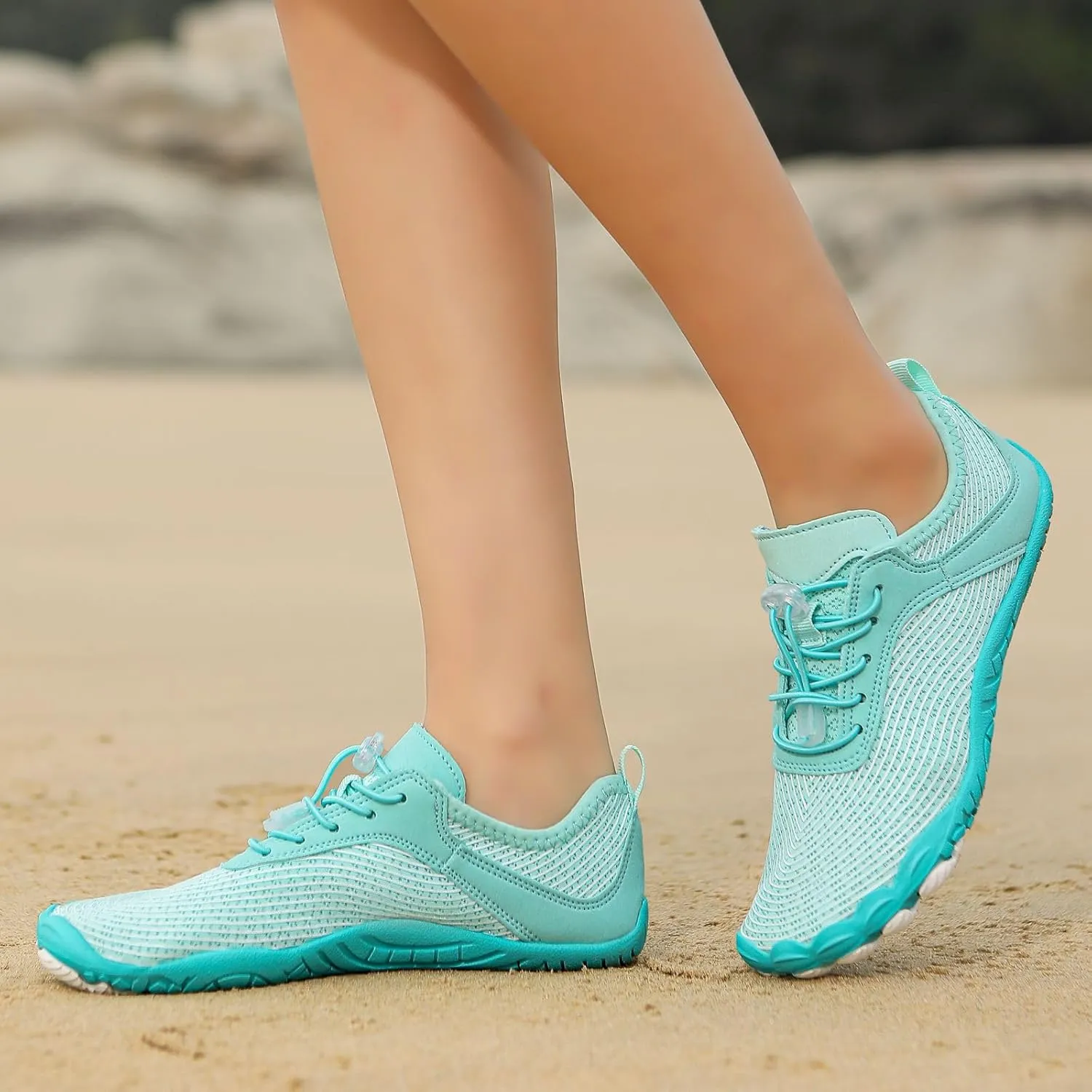 Canbebig Hike Shoes Women Waterproof Footwear Breathable Wide Toe Sport Shoes Lightweight Barefoot Shoe Non Slip Walking Shoe