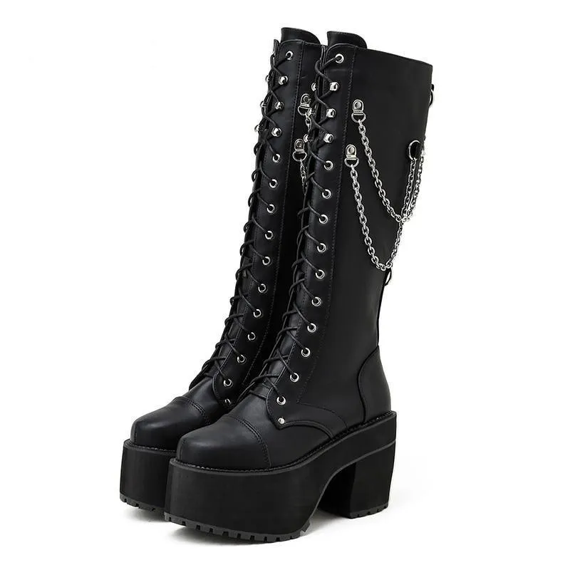 Combat Long Boots