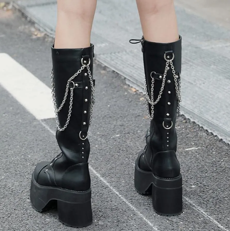 Combat Long Boots