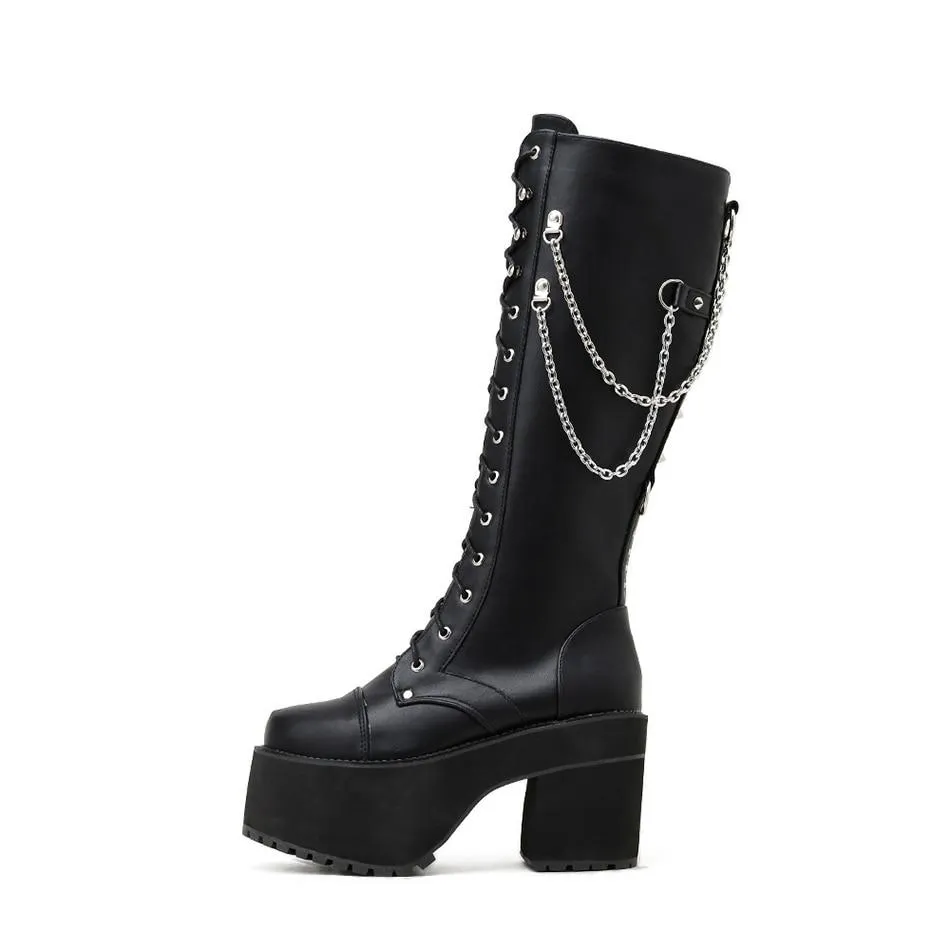 Combat Long Boots