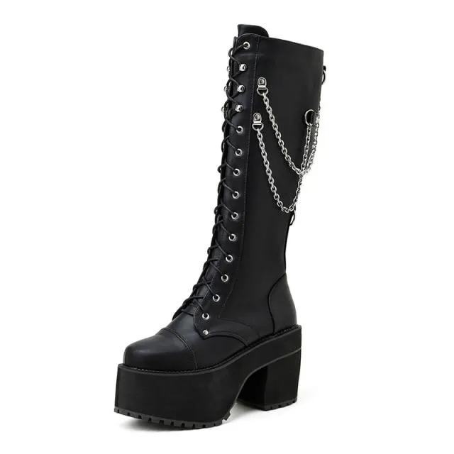 Combat Long Boots