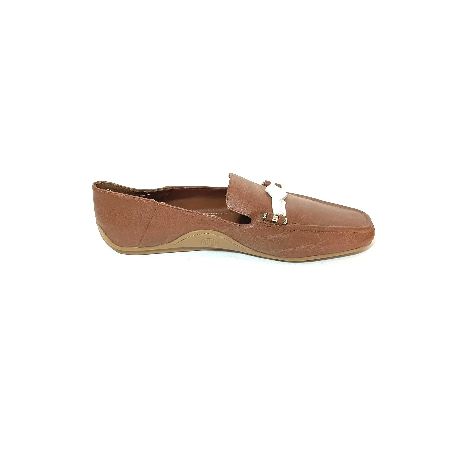 DKNY Brown Leather Loafers | Like New |