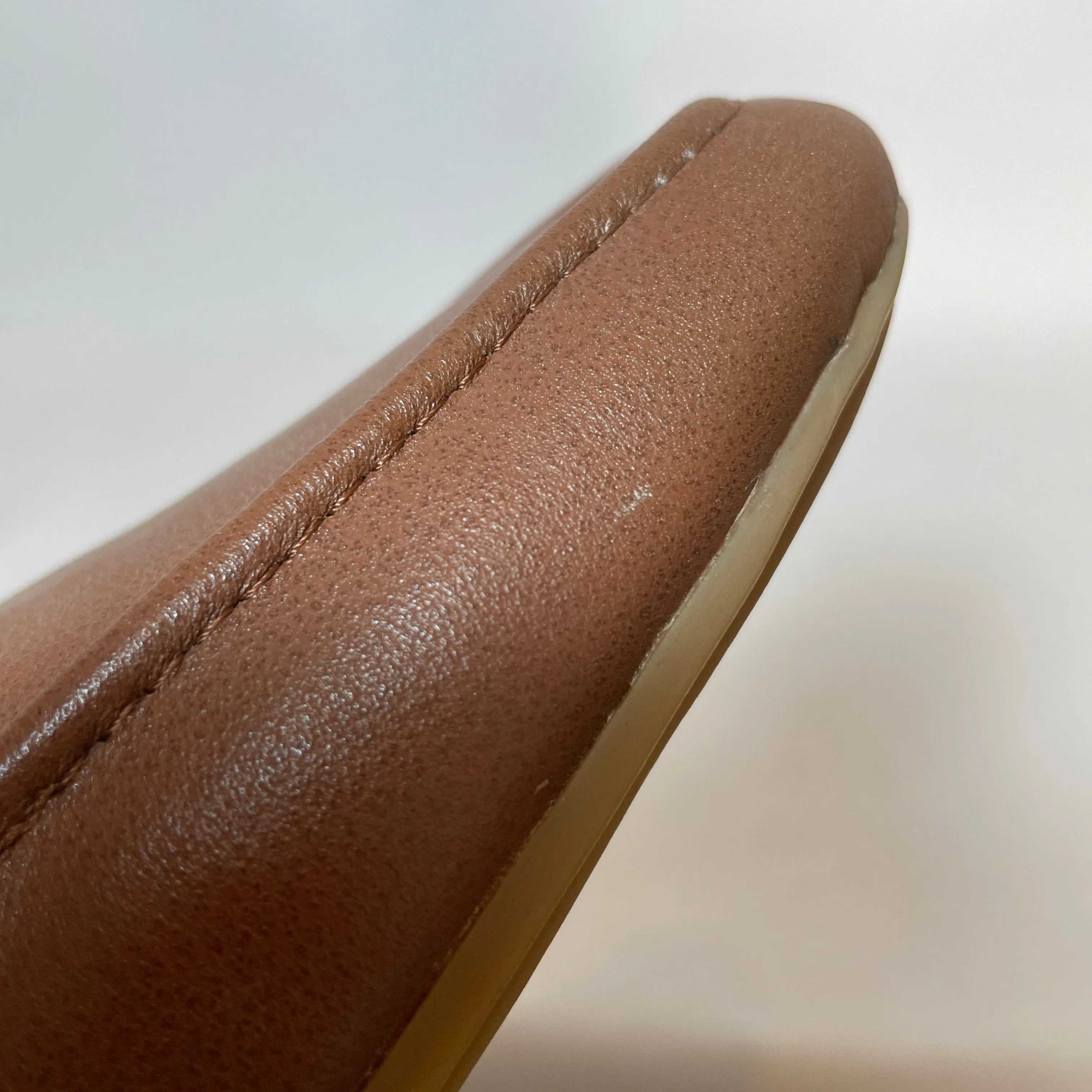 DKNY Brown Leather Loafers | Like New |