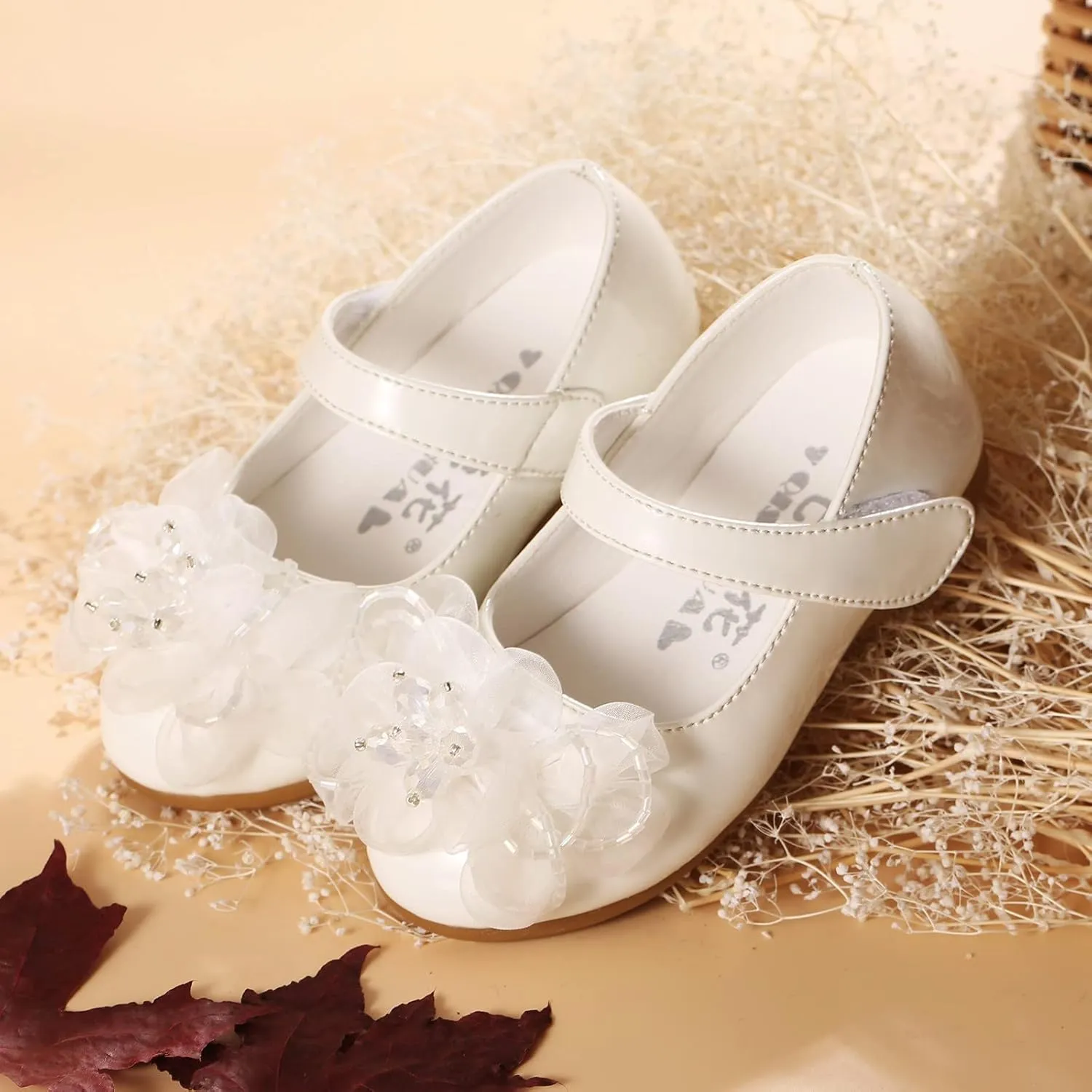 Dress Shoes for Girls,1-7 Years Little Girls Crystal Designer Princess Shoes Beautiful Casual Flat Shoes Girls Shoes