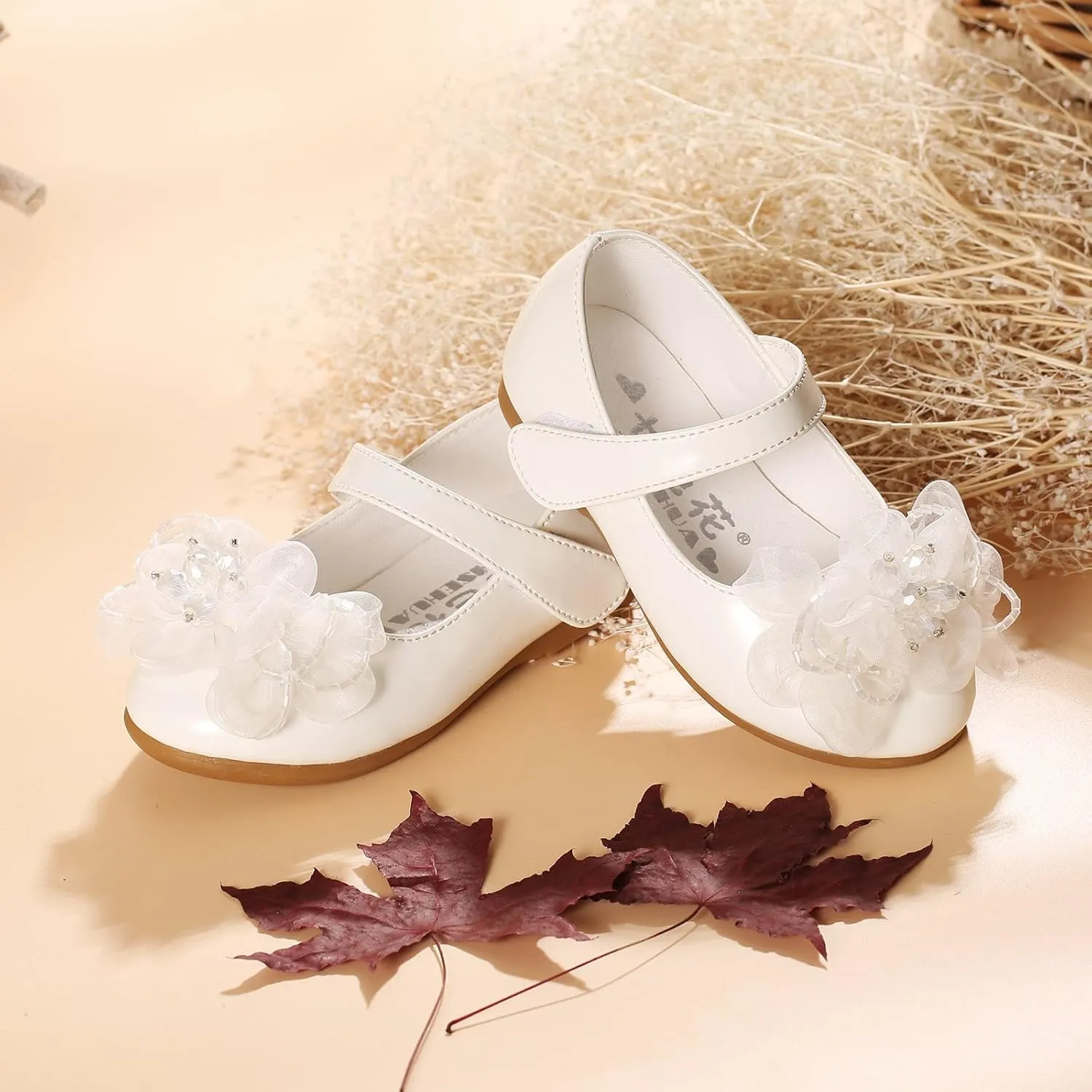 Dress Shoes for Girls,1-7 Years Little Girls Crystal Designer Princess Shoes Beautiful Casual Flat Shoes Girls Shoes