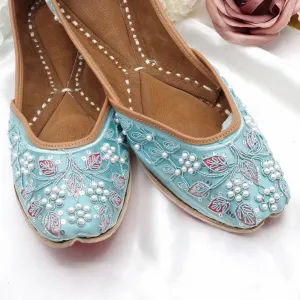 Fizza light Blue beaded Pearl