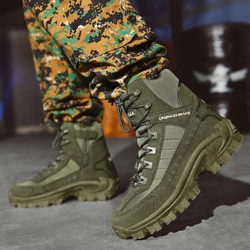 Free shippingMen's Waterproof Outdoor Anti-Puncture Work Combat Boots (Durability Upgrade)