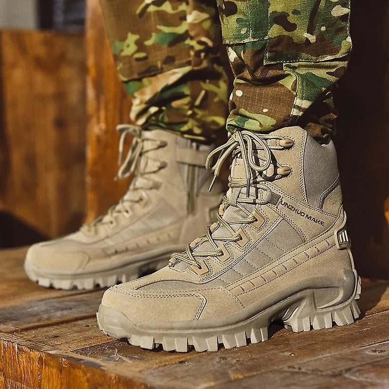 Free shippingMen's Waterproof Outdoor Anti-Puncture Work Combat Boots (Durability Upgrade)