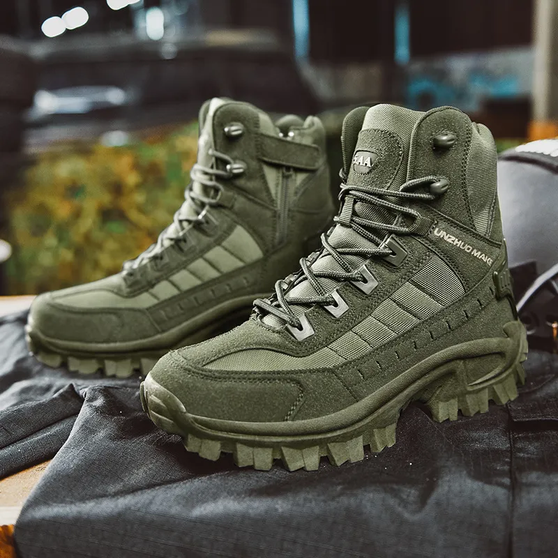 Free shippingMen's Waterproof Outdoor Anti-Puncture Work Combat Boots (Durability Upgrade)