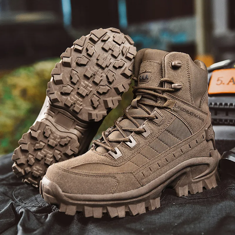 Free shippingMen's Waterproof Outdoor Anti-Puncture Work Combat Boots (Durability Upgrade)