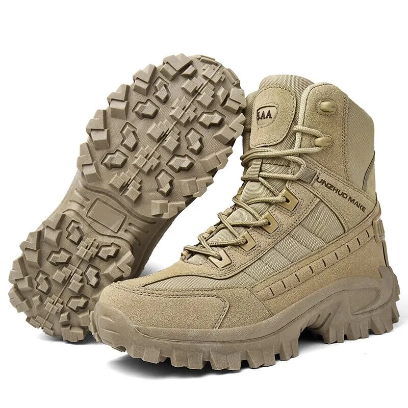 Free shippingMen's Waterproof Outdoor Anti-Puncture Work Combat Boots (Durability Upgrade)