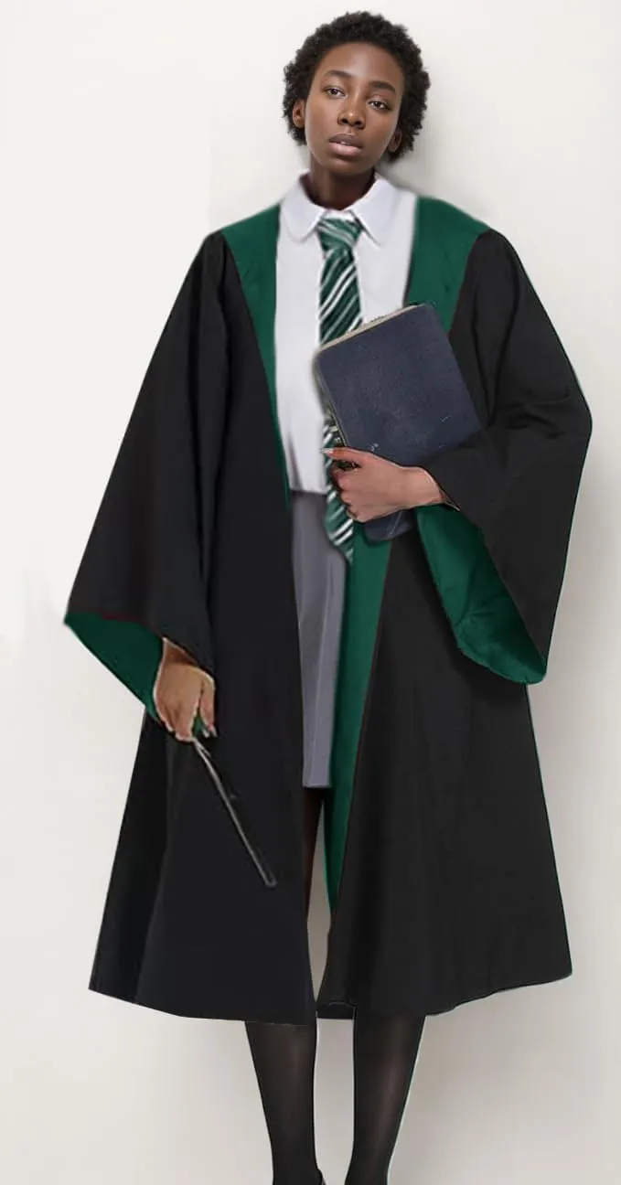 GOLDSTITCH Magician Robe Hooded Vintage Cape Costume Deluxe Halloween Cape Cloak Wizard Costume