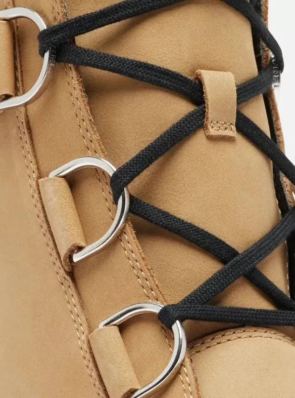 Joan Now Lace Boot [Caribou Buff/Black]