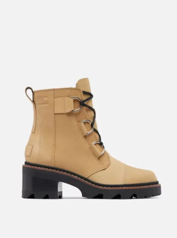 Joan Now Lace Boot [Caribou Buff/Black]