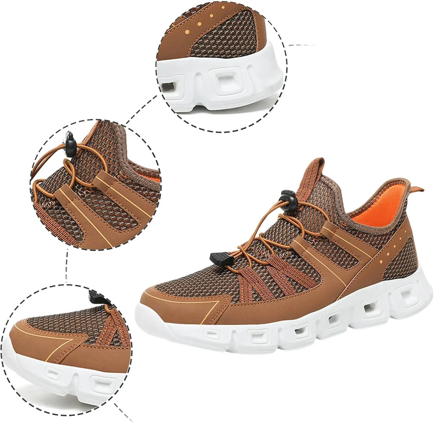 Jogging Walking Sneakers for Men Comfortable Lightweight Casual Walking Shoe Men's Classic Casual Walking Shoes