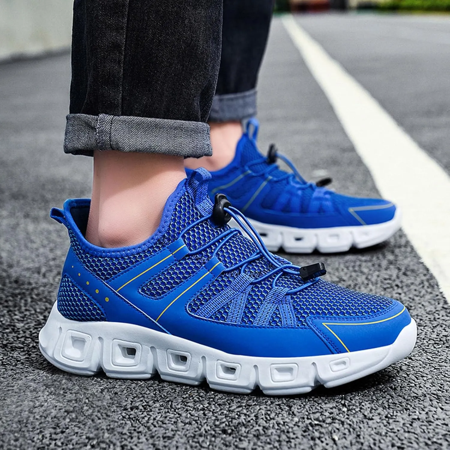 Jogging Walking Sneakers for Men Comfortable Lightweight Casual Walking Shoe Men's Classic Casual Walking Shoes