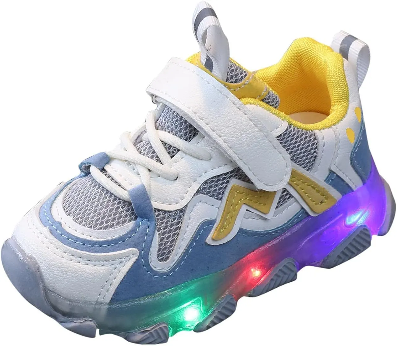 Kids Mesh Running Led Luminous Sport Shoes Baby Children Girls Baby Light Shoes Toddler Boys Dress Shoes