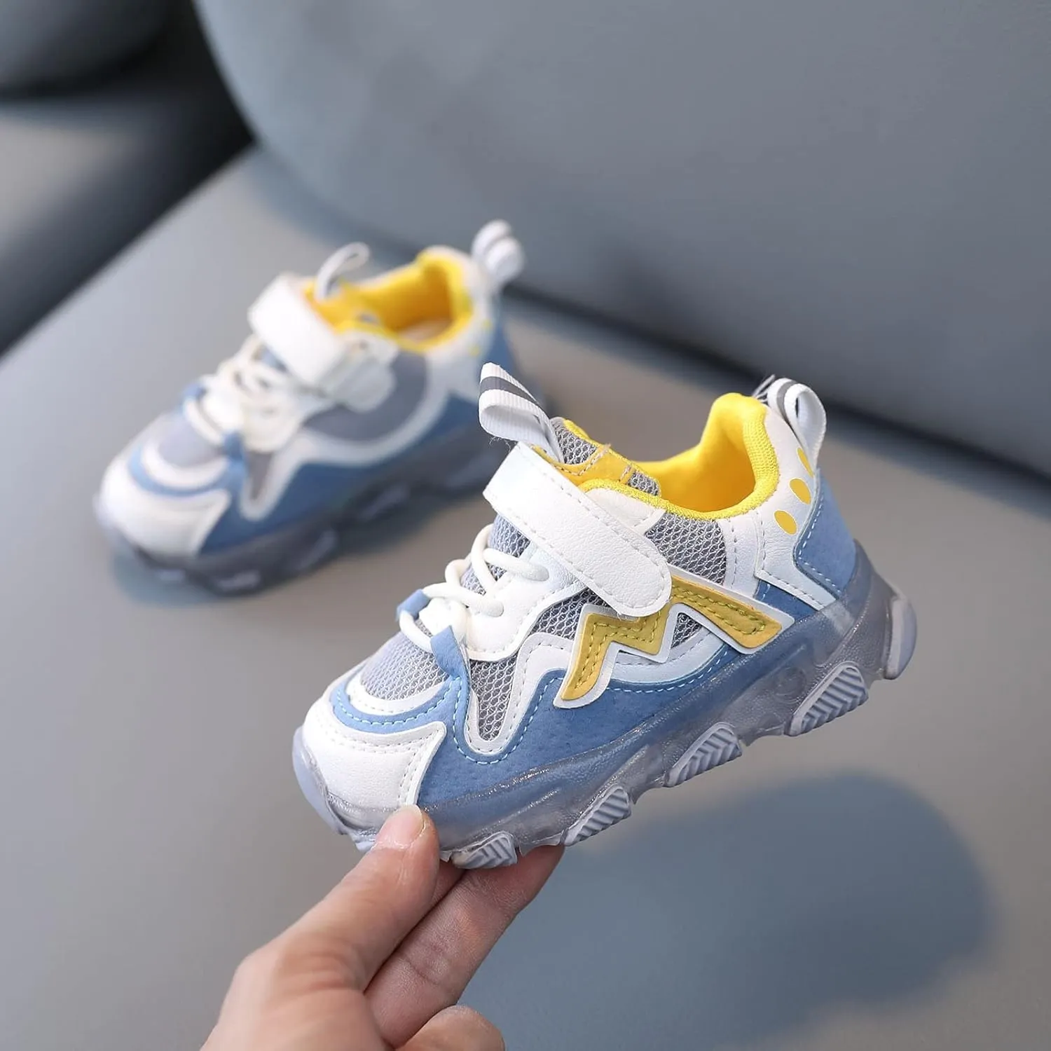 Kids Mesh Running Led Luminous Sport Shoes Baby Children Girls Baby Light Shoes Toddler Boys Dress Shoes