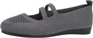 Ladies Fashion Solid Color Breathable Knitting Comfortable Flat Casual Shoes Toddler Casual Loafers Flat Shoes