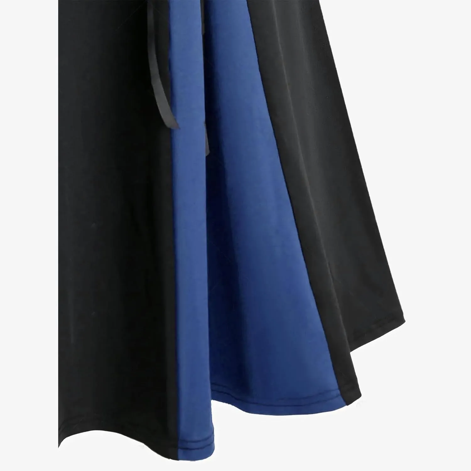 Maxi Skirts Women's Victorian Skirt Vintage A-Line Long Midi Skirt Lace Up Gothic Pleated Skirt Solid Long Skirts