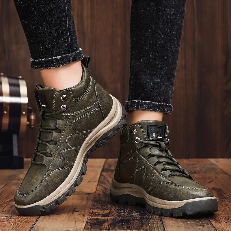 Men's High-top Anti-skid Outdoor Shoes