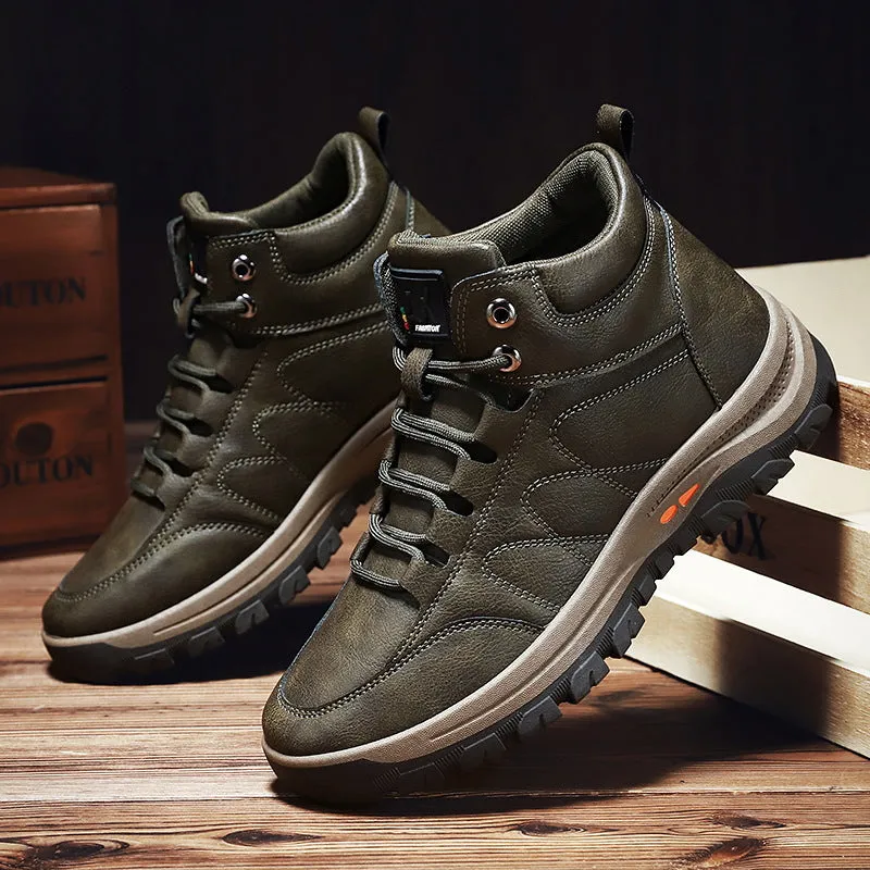 Men's High-top Anti-skid Outdoor Shoes