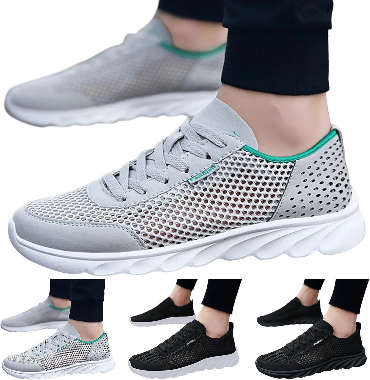 Men's Lightweight Non Slip Barefoot Shoes Non Slip Lightweight Workout Shoe Memory Foam Versatile Shoes for Men
