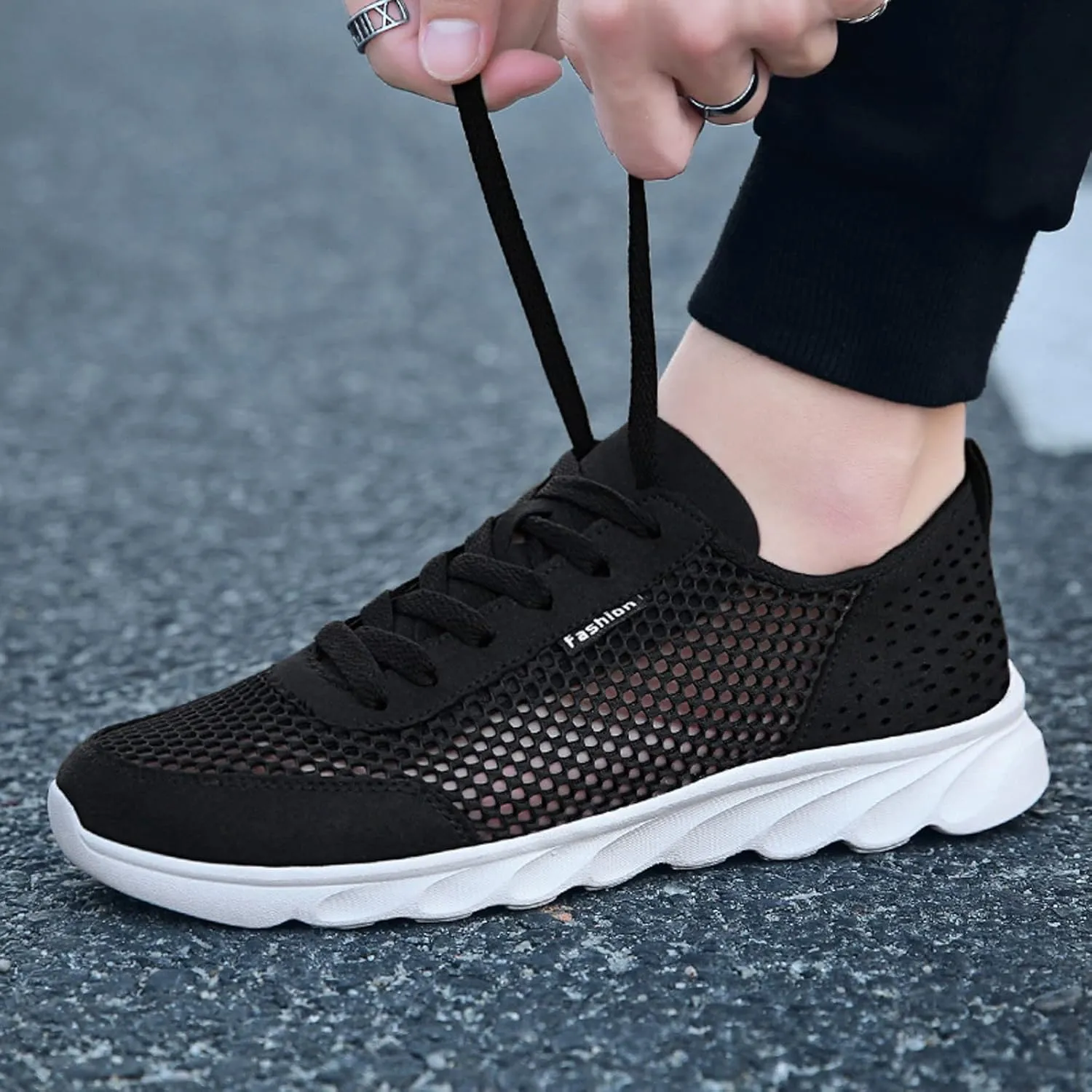Men's Lightweight Non Slip Barefoot Shoes Non Slip Lightweight Workout Shoe Memory Foam Versatile Shoes for Men