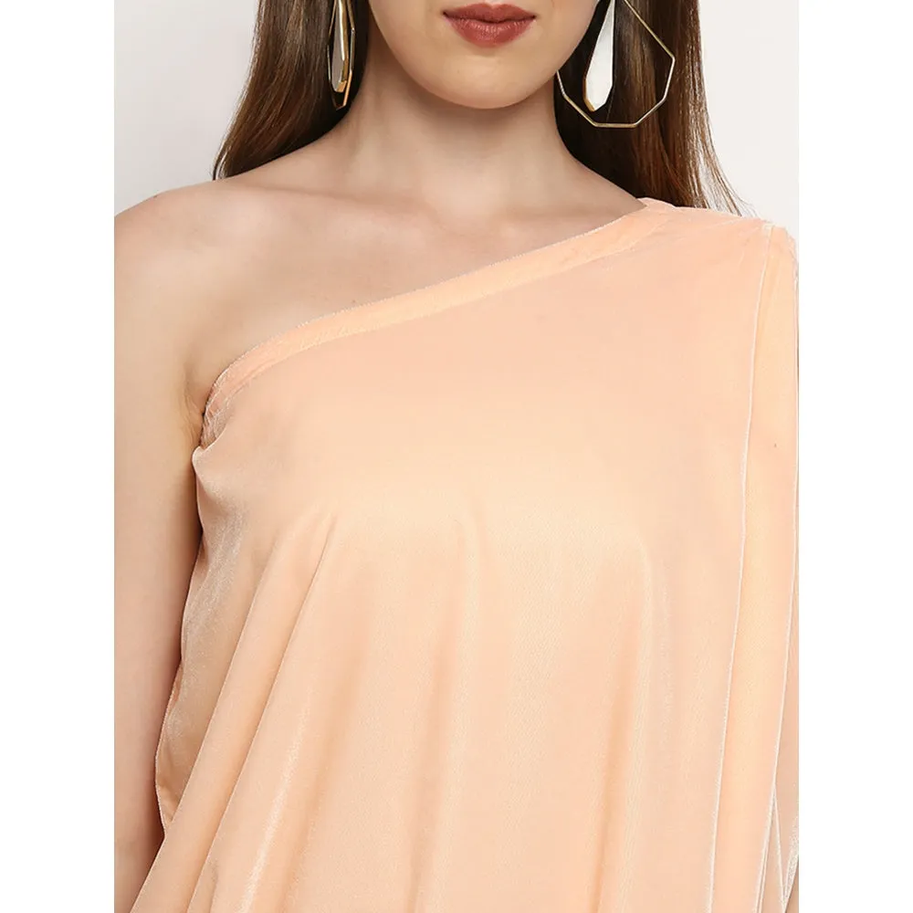 Monk & Mei Shakira-Dress-Peach