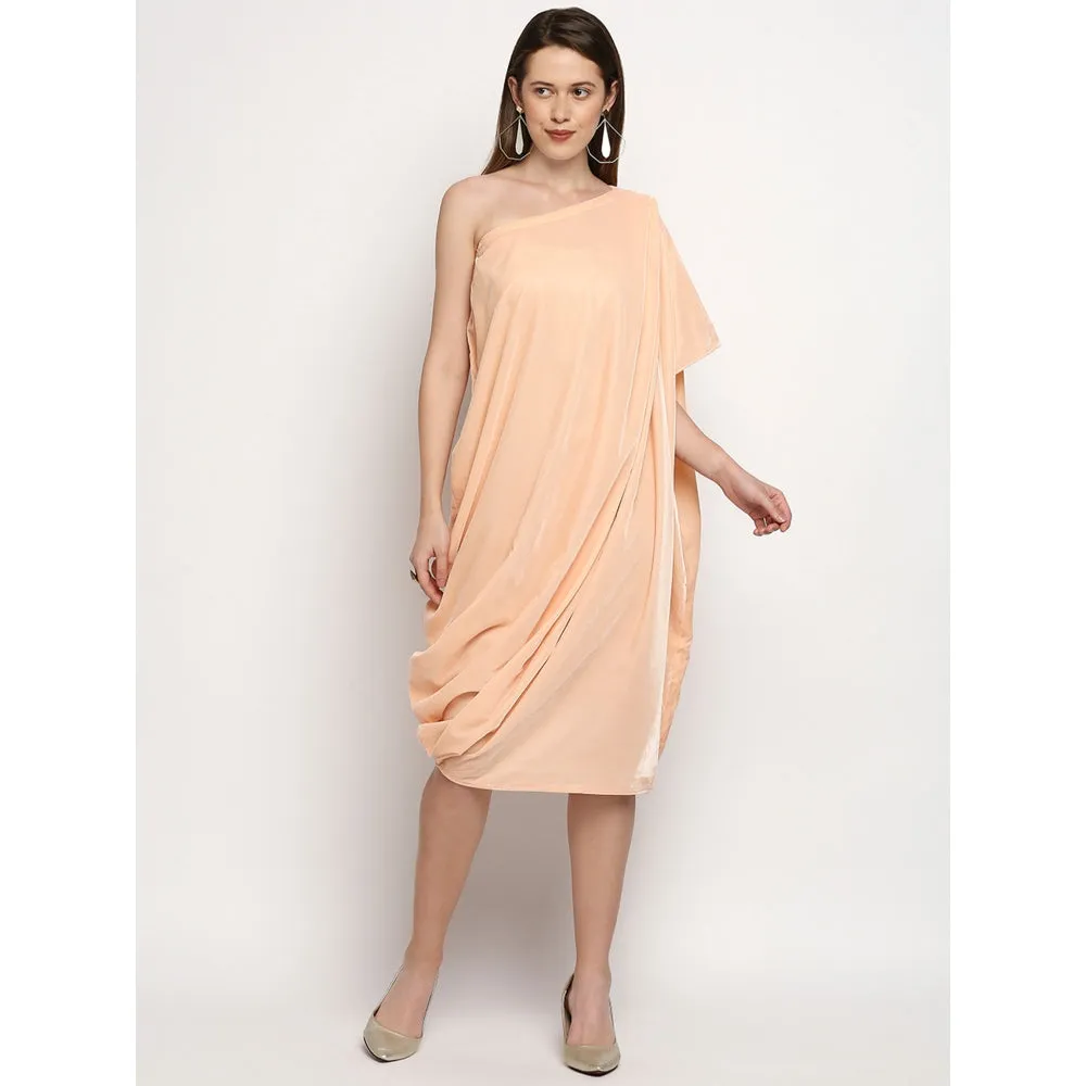 Monk & Mei Shakira-Dress-Peach
