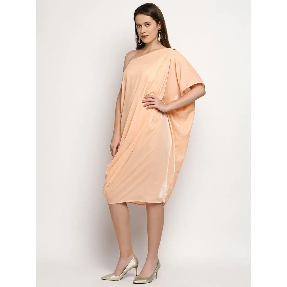 Monk & Mei Shakira-Dress-Peach