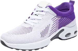 Orthopedic Tennis Shoes for Women, Air Cushion Comfort Wear Orthowear Shoes for Women with Arch Support, Women's Fashion Sneakers Breathable Sports Casual Walking Running Jogging Shoe