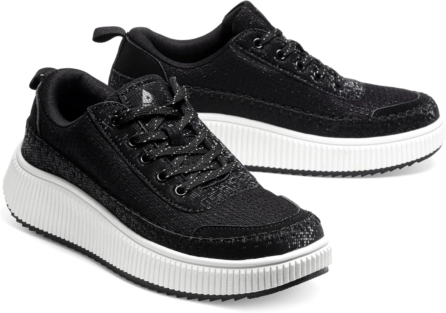 Platform Sneakers for Women Fashion Non-Slip Chunky Casual Walking Shoes Womens Breathable Lightweight Tennis