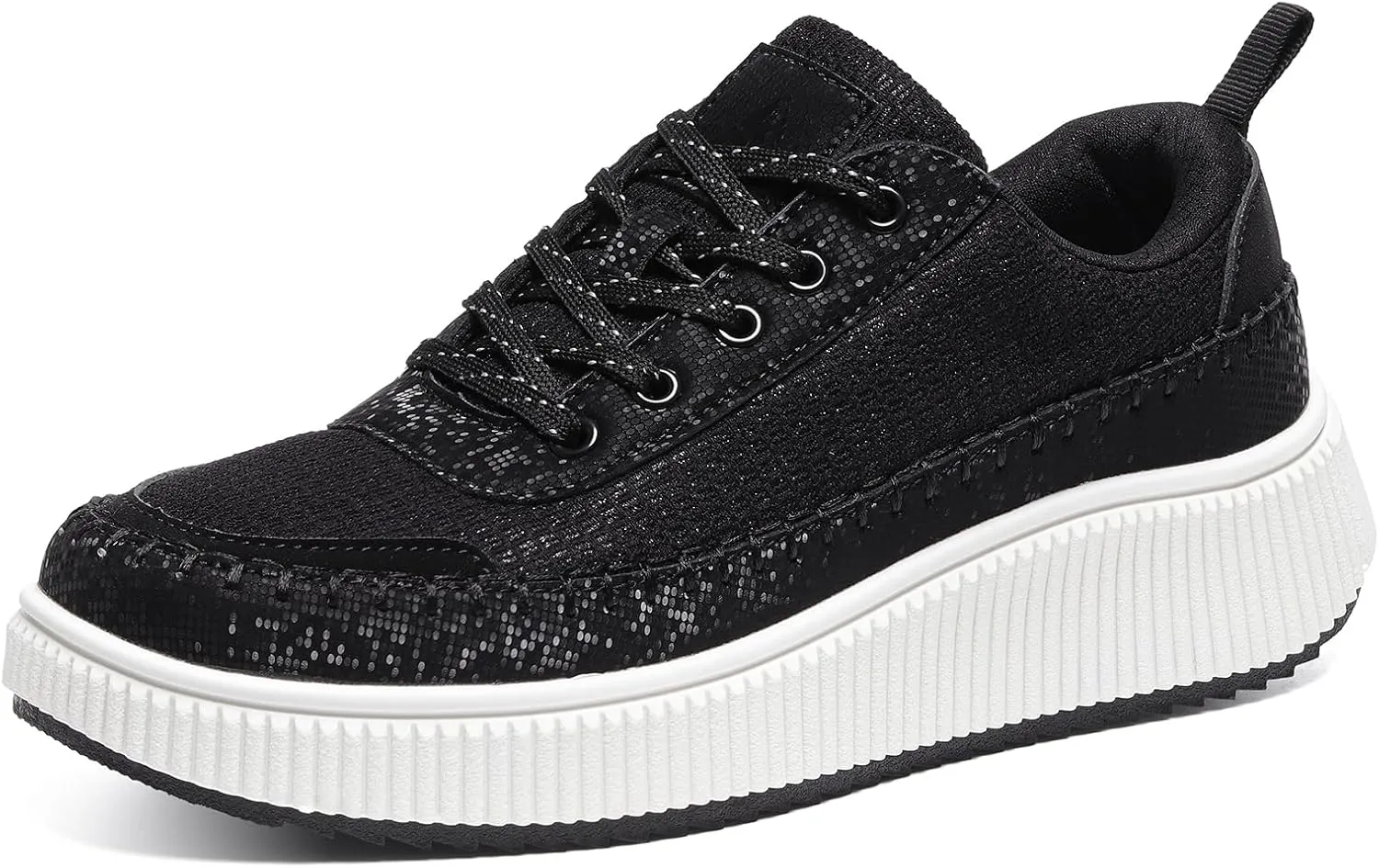 Platform Sneakers for Women Fashion Non-Slip Chunky Casual Walking Shoes Womens Breathable Lightweight Tennis