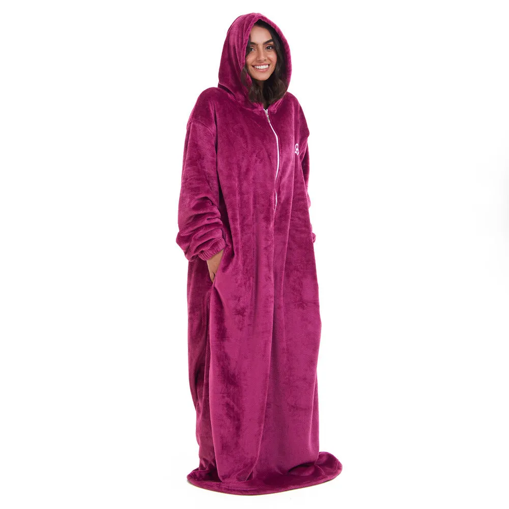 Snuggs Wearable Blanket Monk Fuchsia