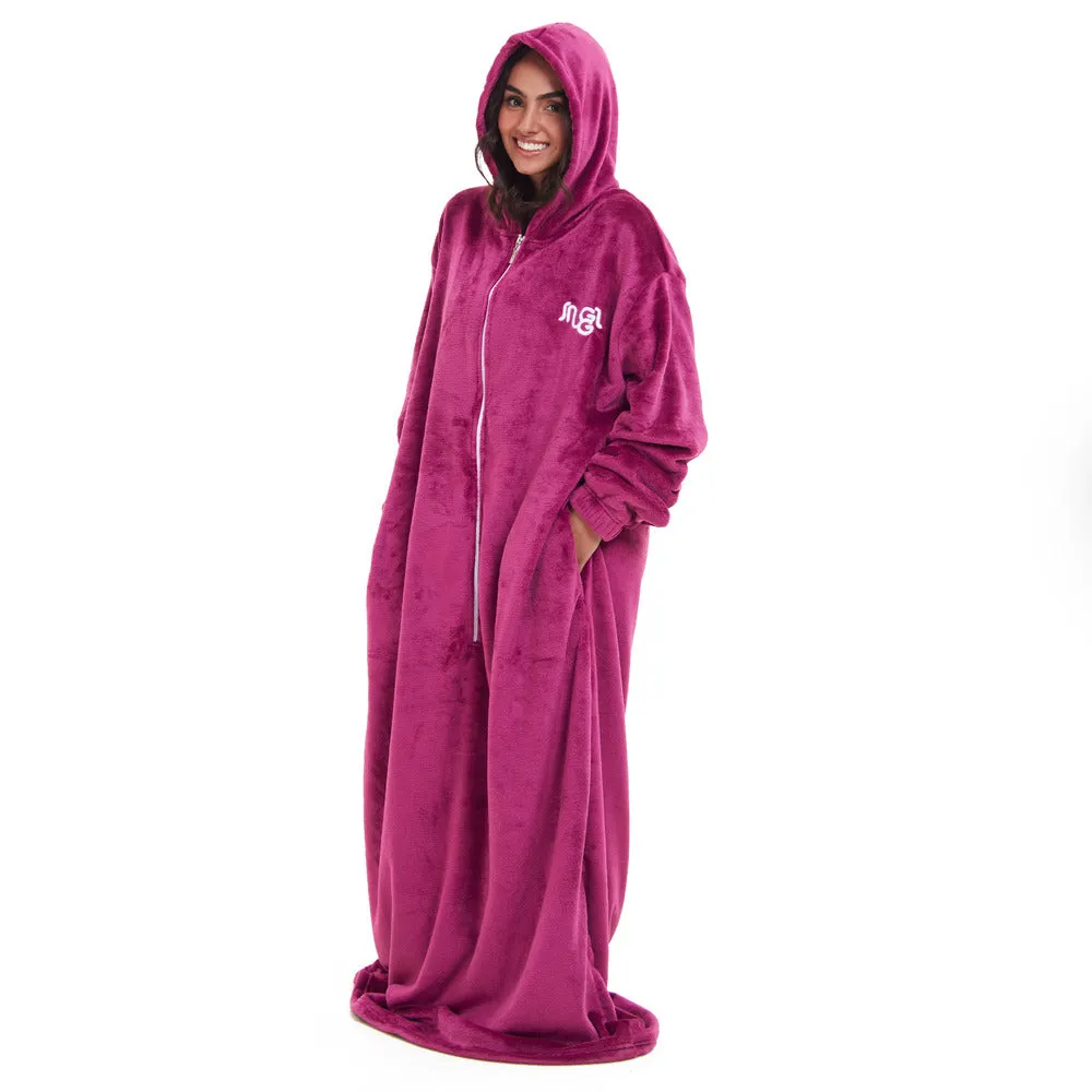 Snuggs Wearable Blanket Monk Fuchsia