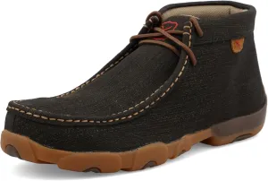 Twisted X Men's Work Chukka Driving Moc, Moc Toe Steel Toe, Charcoal, 9.5 M