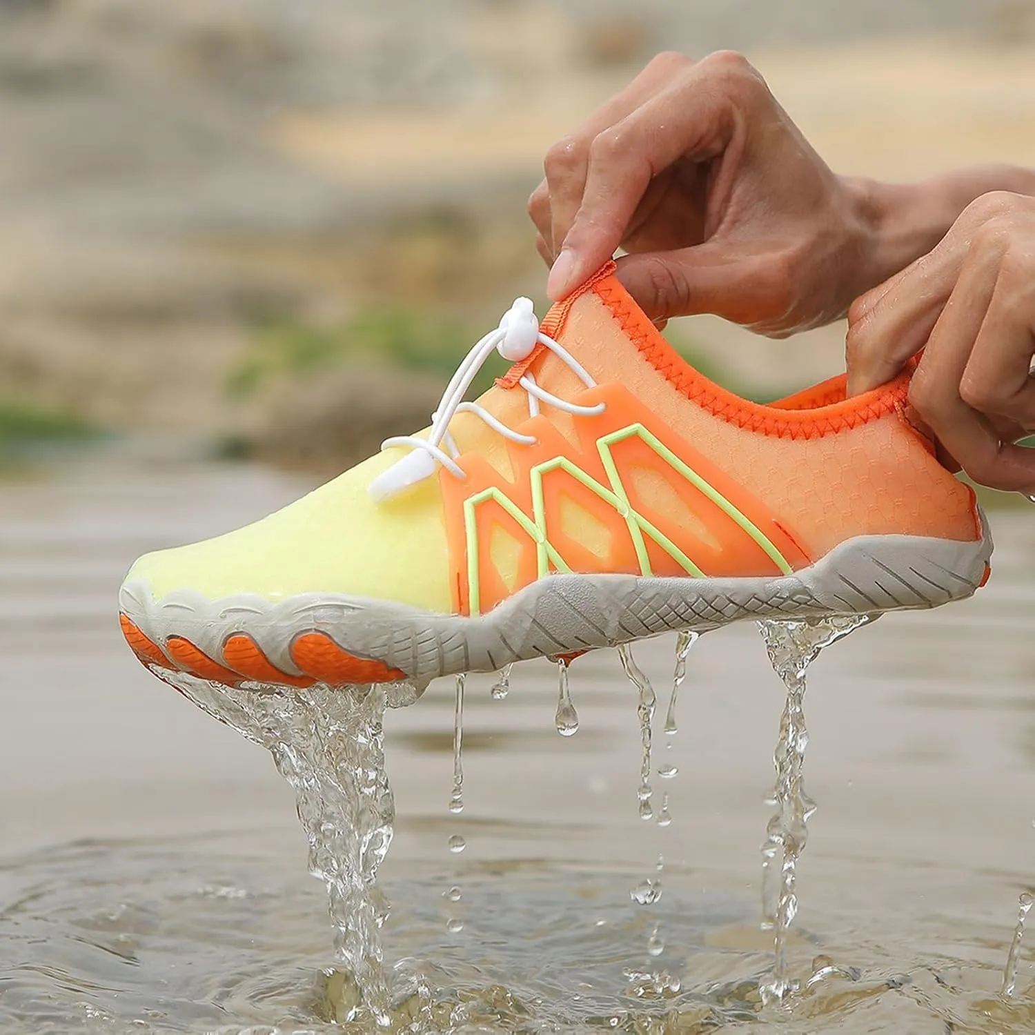 Unsex Water Shoes Barefoot Shoes Quick Dry Hiking Shoe Lightweight Swim Sport Shoe Walking Athletic Running Sneaker
