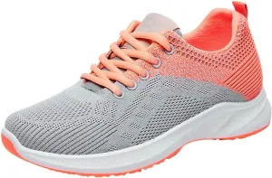 Women's Air Cushion Running Shoes Lightweight Tennis Walking Shoes Mesh Breathable Gym Work Fashion Sneakers Wide Width Toe Box Shoe Arch Support Walking Shoe Plantar Fasciitis Tennis Sneakers