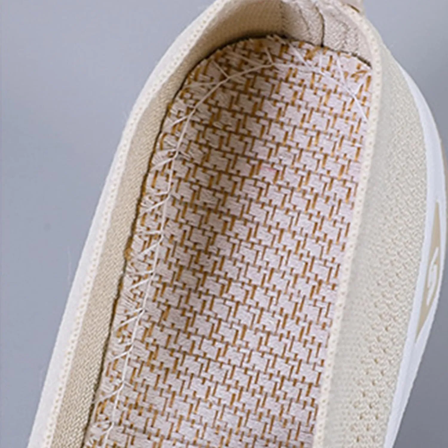 ZWRXW Slip On Orthopedic Sneakers Women Knitted Woven Breathable Soft Shoe Casual Mesh-Comfortable Tennis Shoes Arch Support Diabetic Foam Walking Shoes Workout Athletic Sneakers